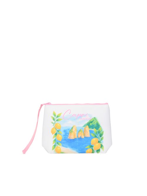 Pochette Aline in scuba con stampa Capri Habitué Mc2 Saint Barth | ALIN00109355L